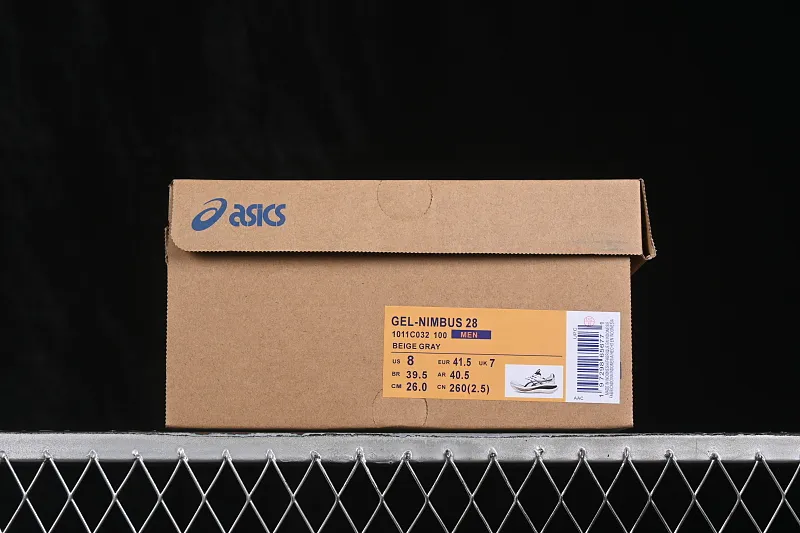 All categories Asics Asics series Asics Gel-Nimbus 28 Asics Gel-Nimbus 28 Asics retro breathable casual shoes cushioning men's wear-resistant running shoes 1011C032-100